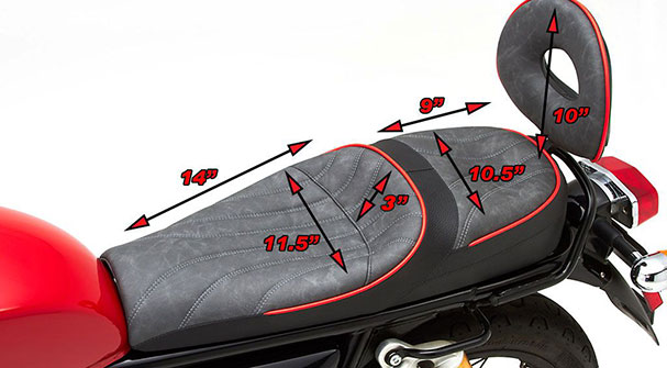 Interceptor 650 2017-25 Gunfighter & lady Saddle - Image 3