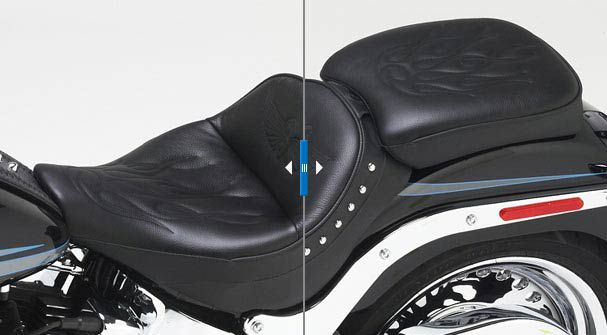 2010-17 Fat Boy Softail Classic Solo & Pillion Saddle - Image 4