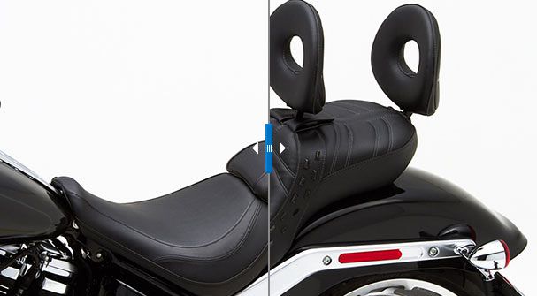 2010-17 Fat Boy Softail Dual Tour Sadle - Image 3