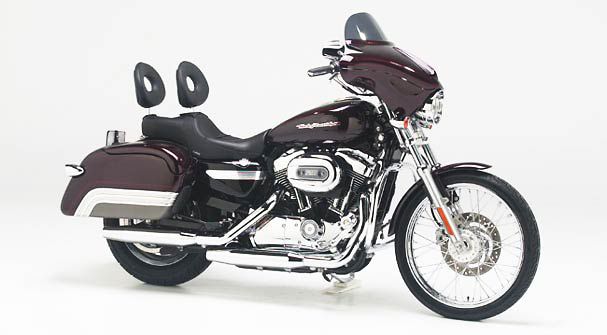 XL Sportster 2007-20 4.5 Gallon Fuel Tank Gunfighter & Lady Saddle
